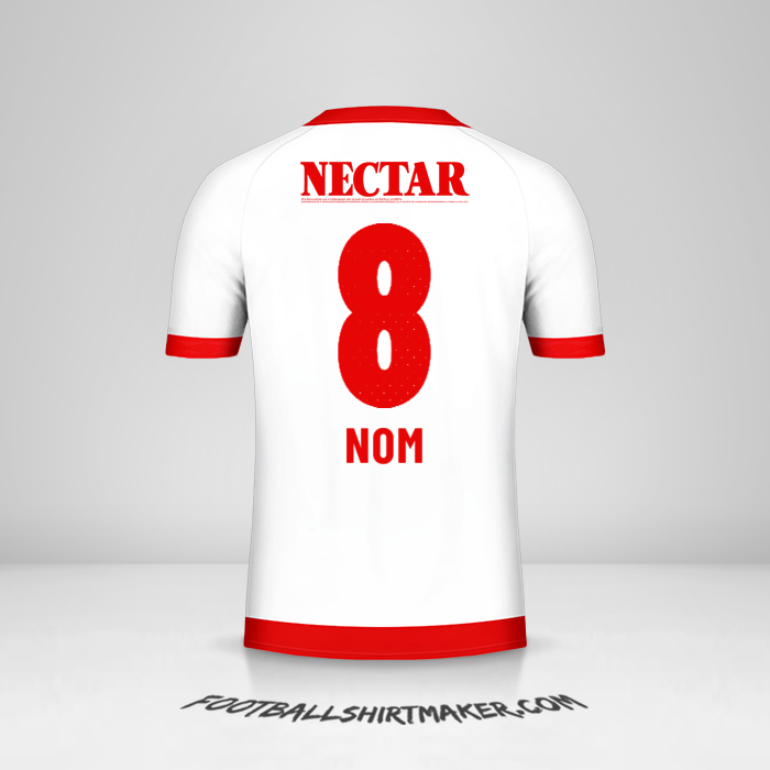 Maillot Independiente Santa Fe 2019 Extérieur -  nom - 8