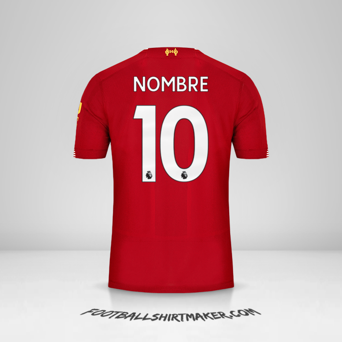 Camiseta Liverpool FC 2019/20 -  nombre - 10