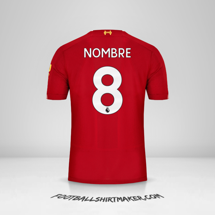 Jersey Liverpool FC 2019/20 -  nombre - 8
