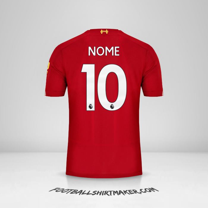 Maglia Liverpool FC 2019/20 -  nome - 10