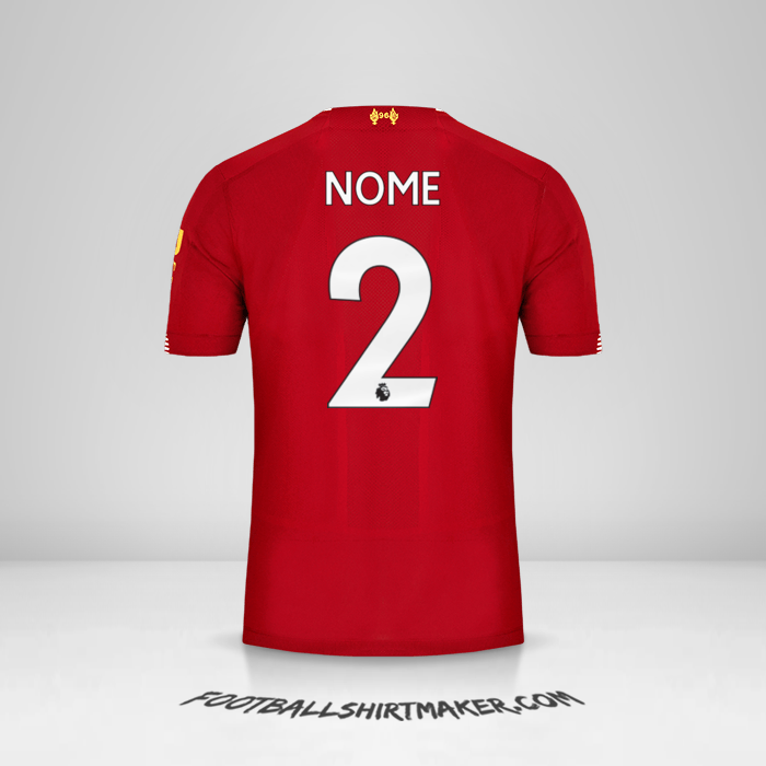 Maglia Liverpool FC 2019/20 -  nome - 2