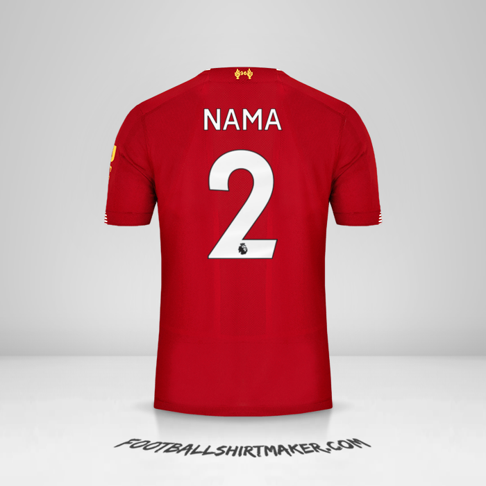 Jersey Liverpool FC 2019/20 -  nama - 2