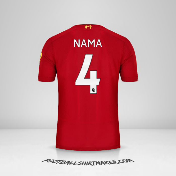 Jersey Liverpool FC 2019/20 -  nama - 4