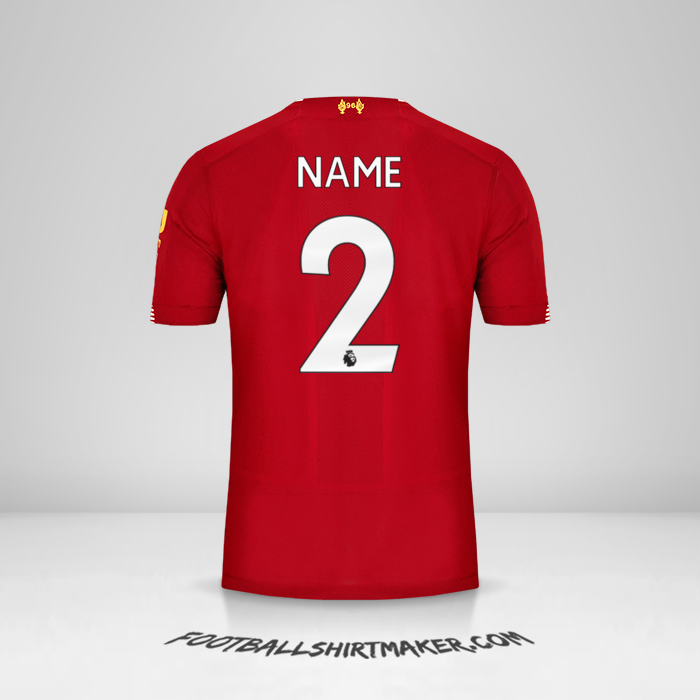 Jersey Liverpool FC 2019/20 -  name - 2