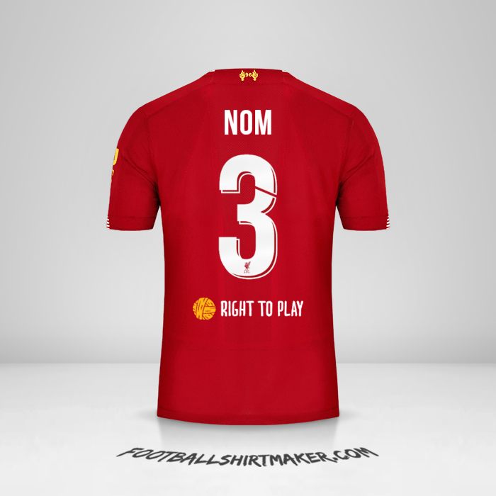 Maillot Liverpool FC Cup 2019/20 -  nom - 3