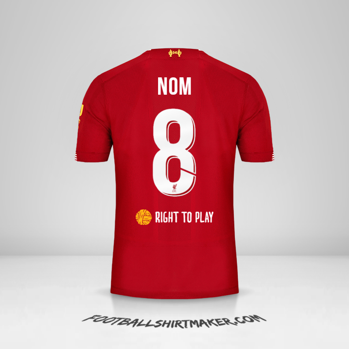 Maillot Liverpool FC Cup 2019/20 -  nom - 8