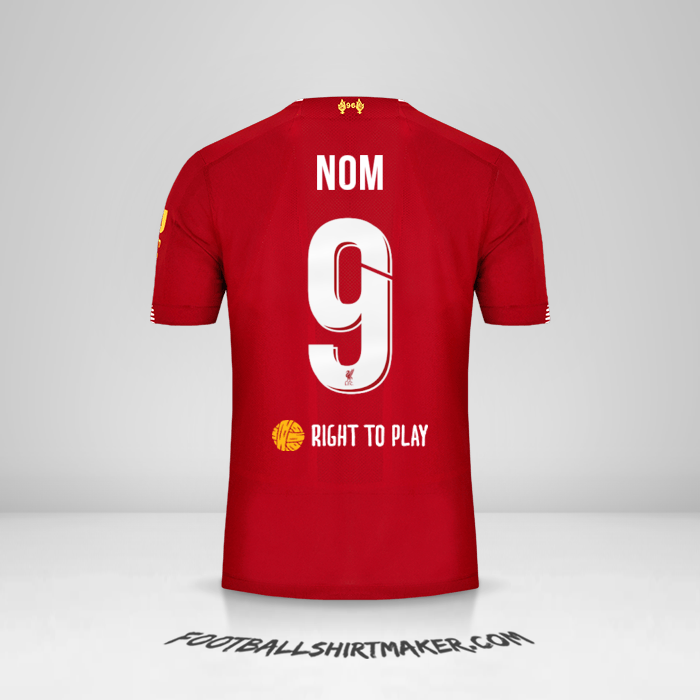 Maillot Liverpool FC Cup 2019/20 -  nom - 9