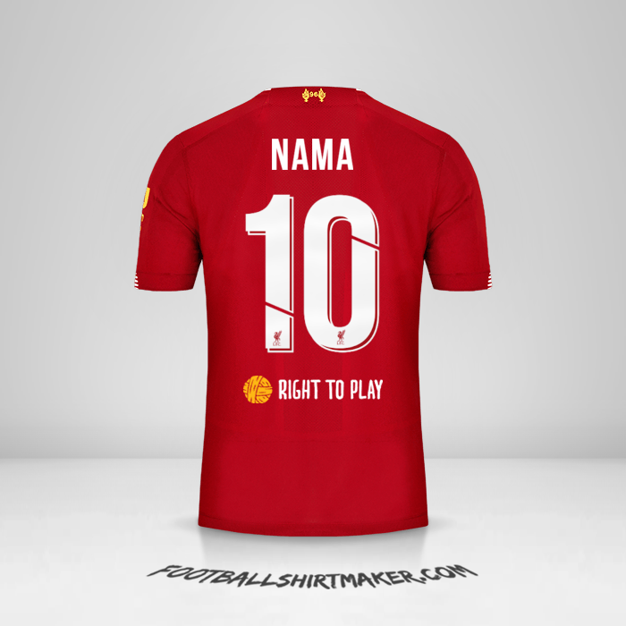 Jersey Liverpool FC Cup 2019/20 -  nama - 10
