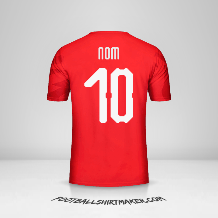 Maillot Égypte 2019 -  nom - 10
