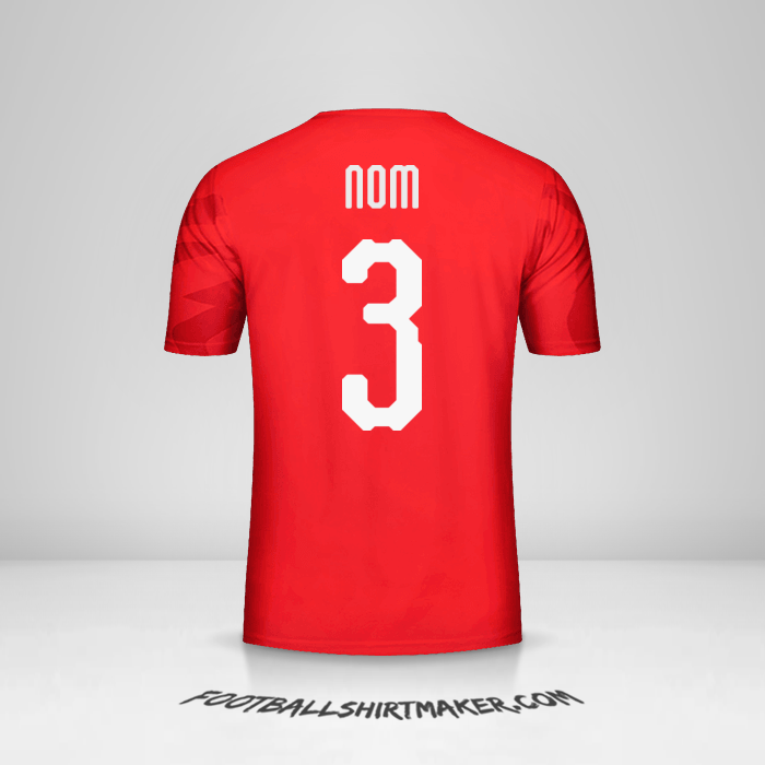 Maillot Égypte 2019 -  nom - 3