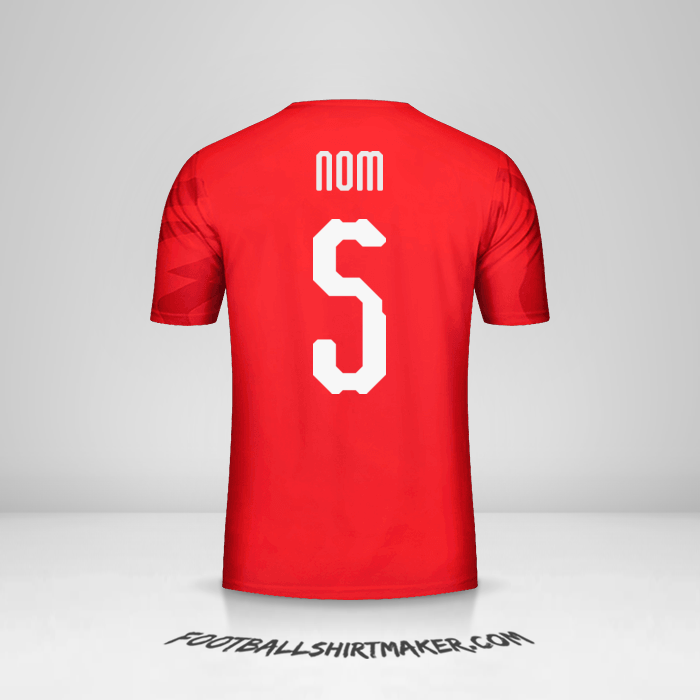Maillot Égypte 2019 -  nom - 5