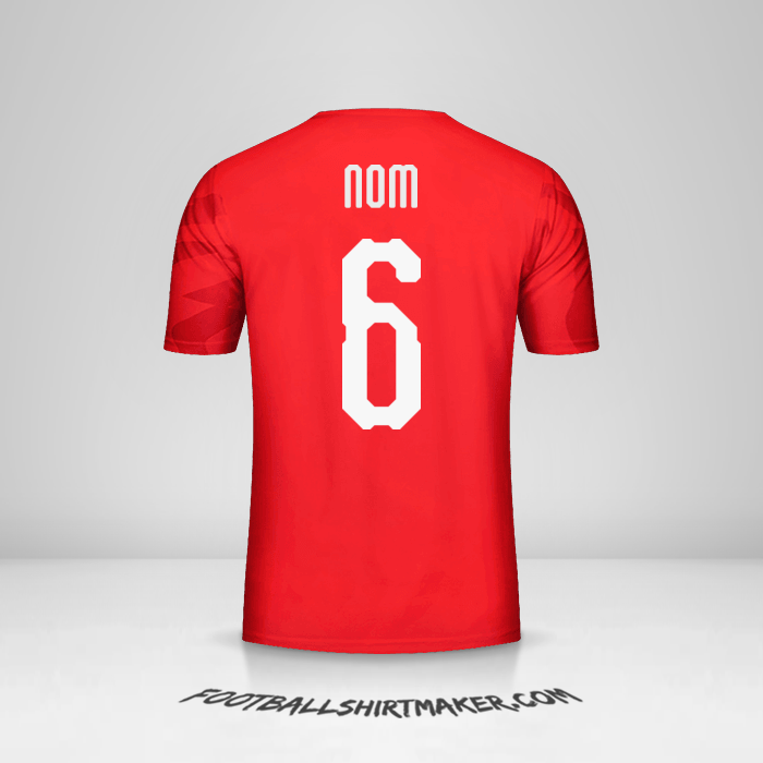 Maillot Égypte 2019 -  nom - 6