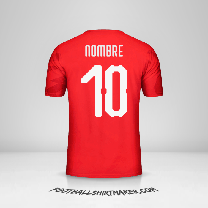 Jersey Egipto 2019 -  nombre - 10