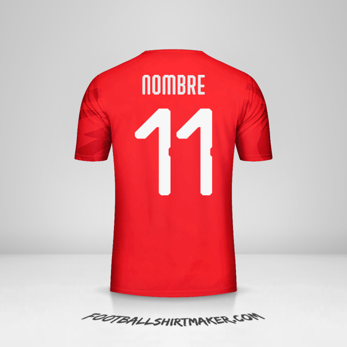 Camiseta Egipto 2019 -  nombre - 11