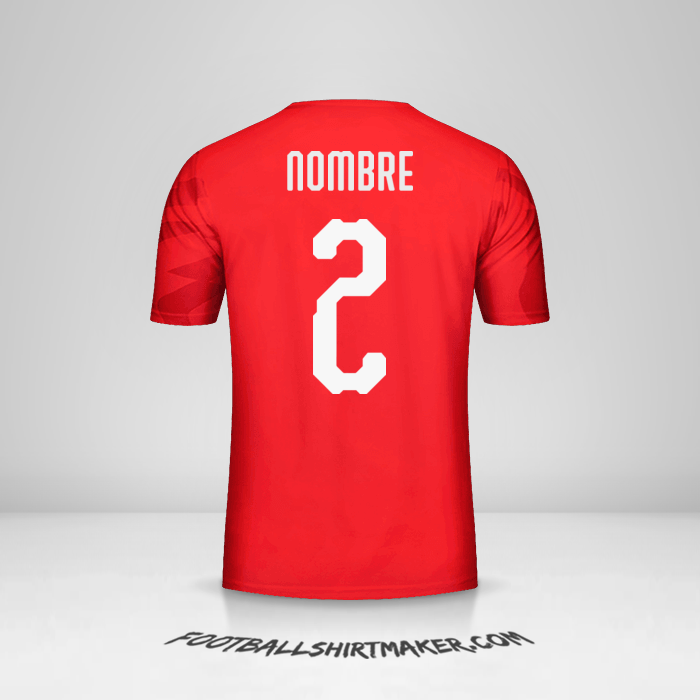 Camiseta Egipto 2019 -  nombre - 2