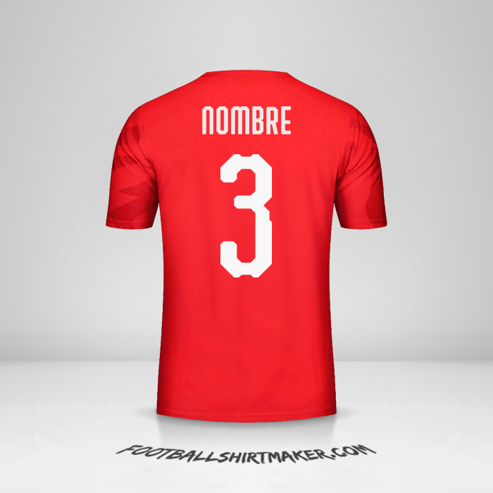 Jersey Egipto 2019 -  nombre - 3