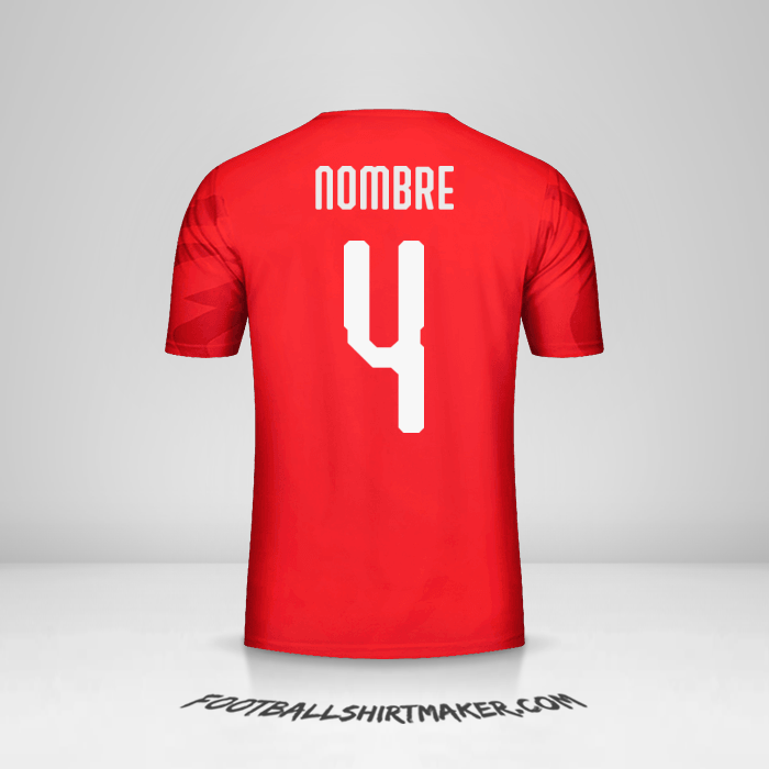 Jersey Egipto 2019 -  nombre - 4