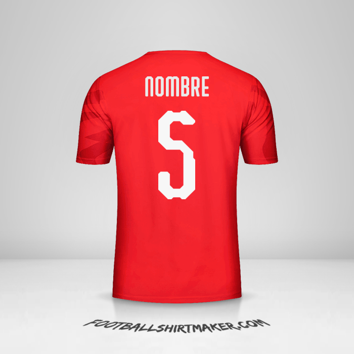 Jersey Egipto 2019 -  nombre - 5