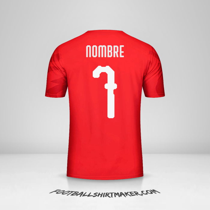 Camiseta Egipto 2019 -  nombre - 7
