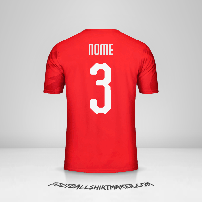 Camisola Egito 2019 -  nome - 3