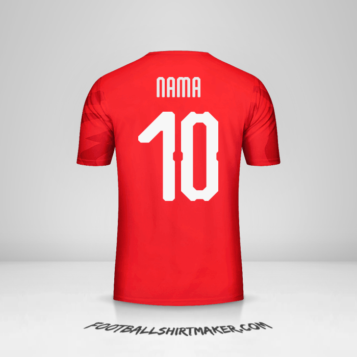 Jersey Mesir 2019 -  nama - 10