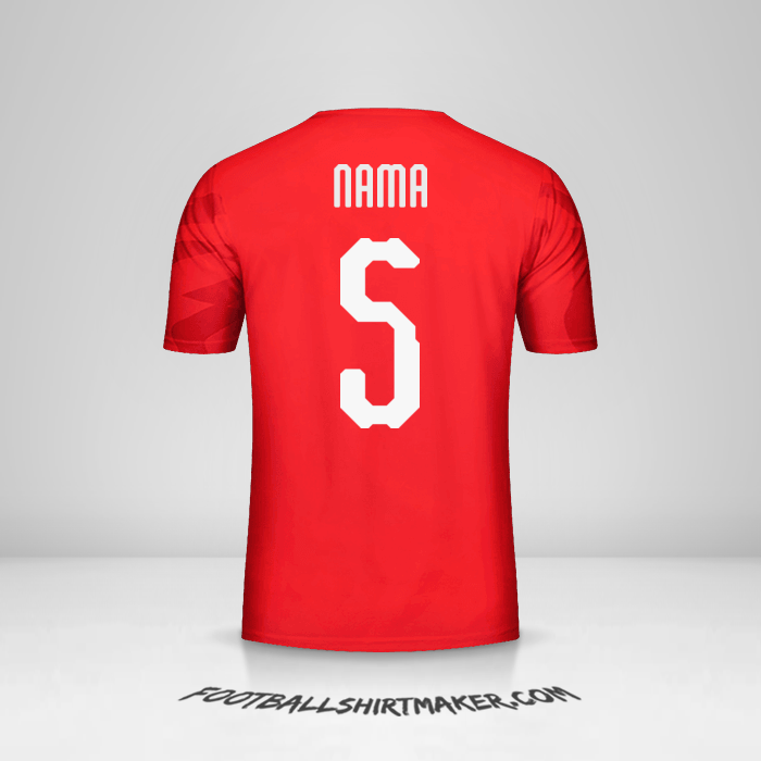 Jersey Mesir 2019 -  nama - 5