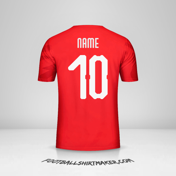 Shirt Egypt 2019 -  name - 10