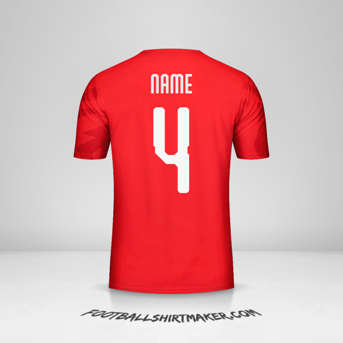 Trikot Ägypten 2019 -  name - 4