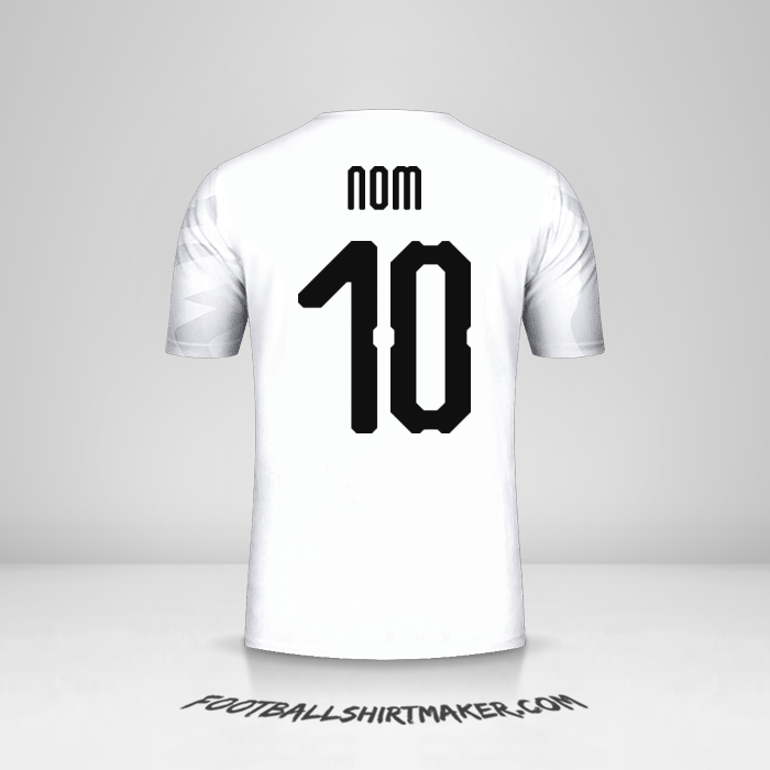 Maillot Égypte 2019 Extérieur -  nom - 10