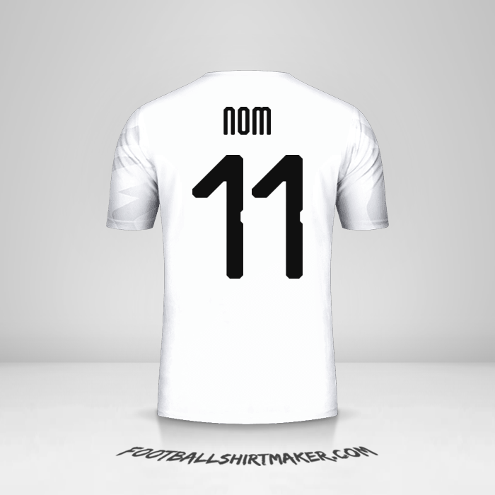 Maillot Égypte 2019 Extérieur -  nom - 11