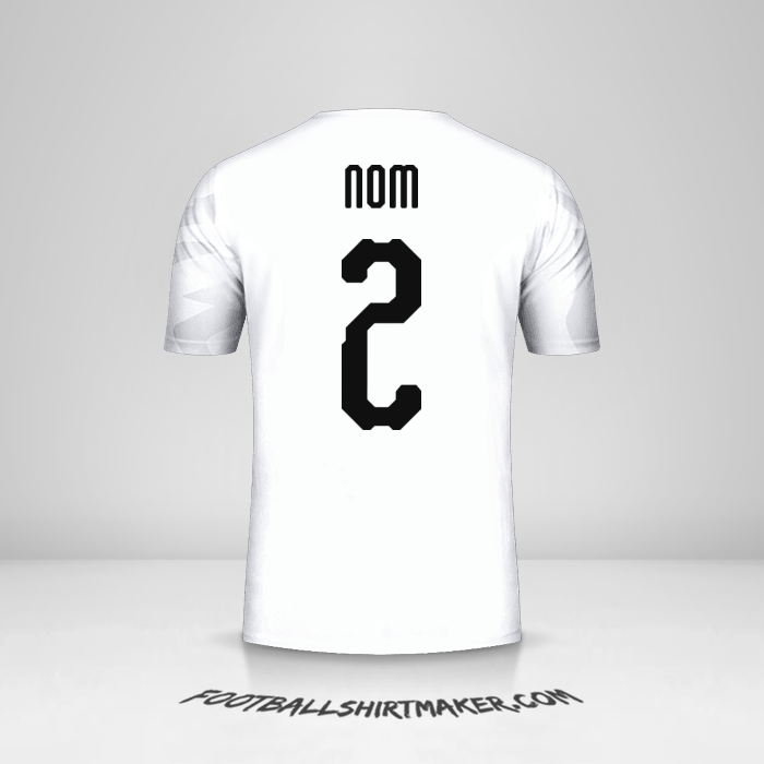 Maillot Égypte 2019 Extérieur -  nom - 2