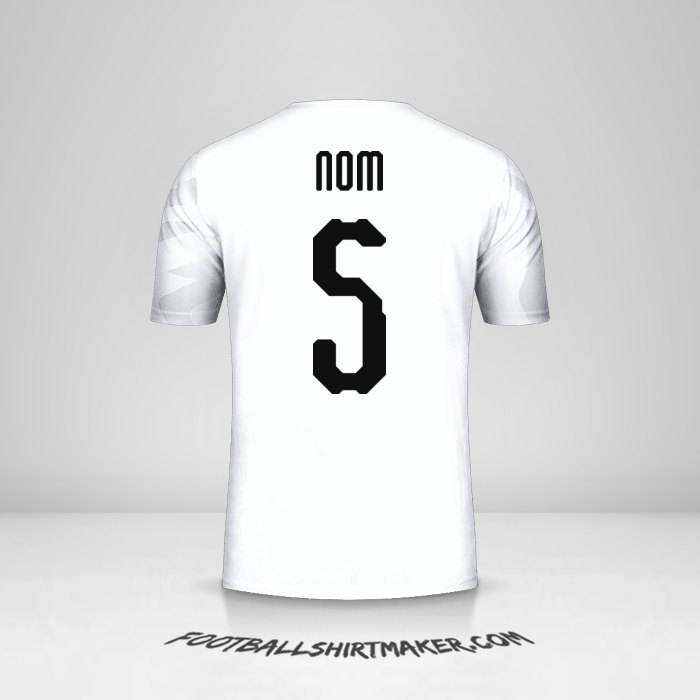 Maillot Égypte 2019 Extérieur -  nom - 5