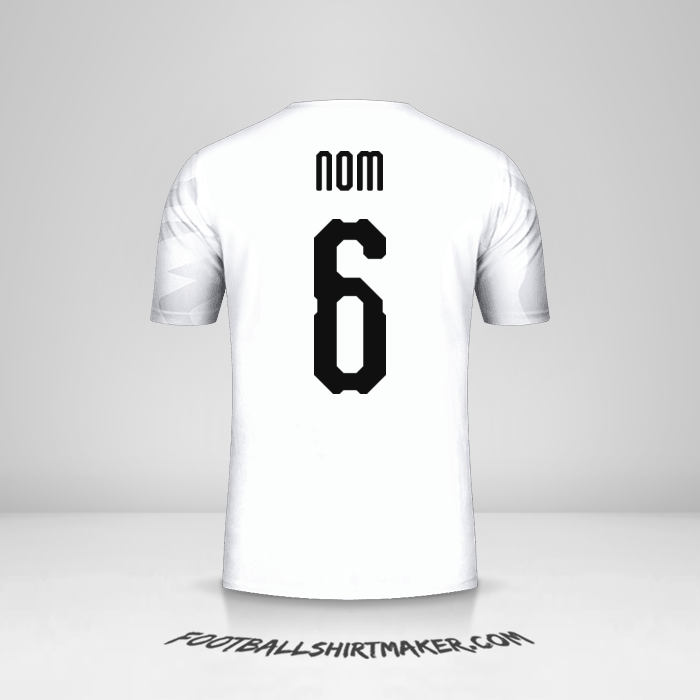 Maillot Égypte 2019 Extérieur -  nom - 6