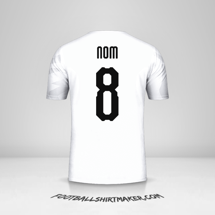 Maillot Égypte 2019 Extérieur -  nom - 8