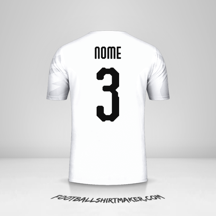 Maglia Egitto 2019 Seconda -  nome - 3