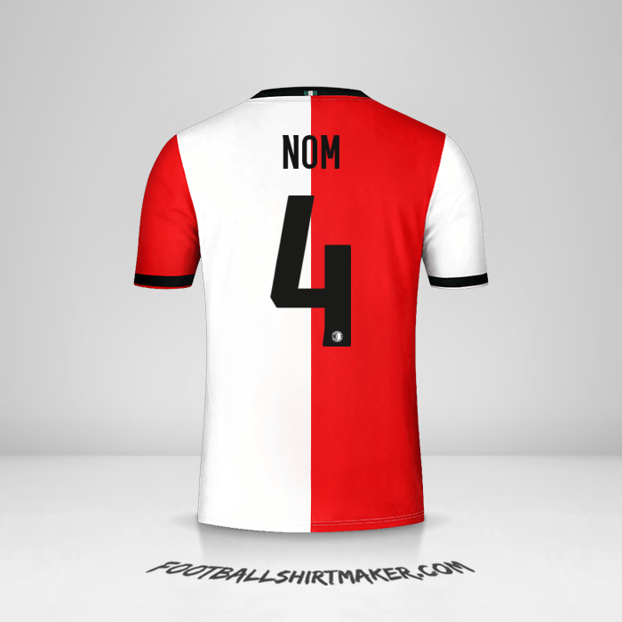 Maillot Feyenoord Rotterdam 2018/19 -  nom - 4