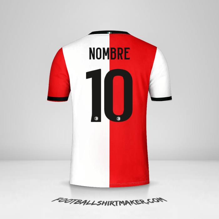 Jersey Feyenoord Rotterdam 2018/19 -  nombre - 10