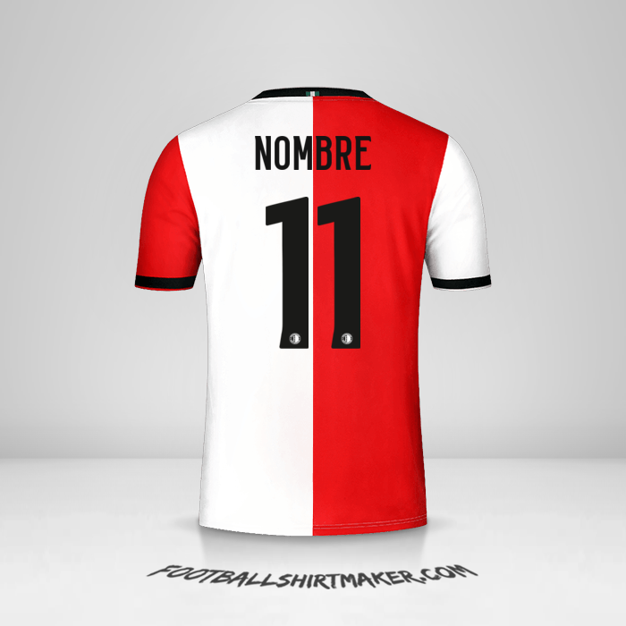 Camiseta Feyenoord Rotterdam 2018/19 -  nombre - 11