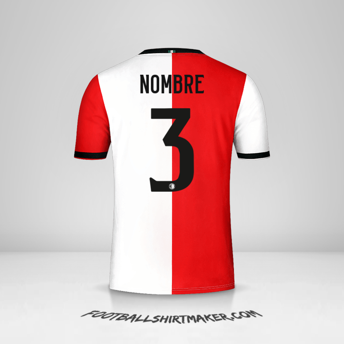 Camiseta Feyenoord Rotterdam 2018/19 -  nombre - 3