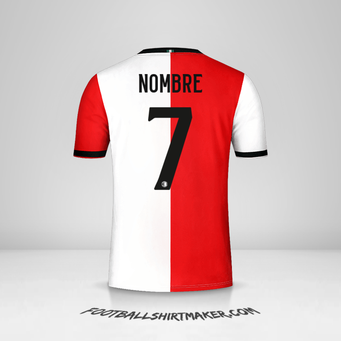 Camiseta Feyenoord Rotterdam 2018/19 -  nombre - 7