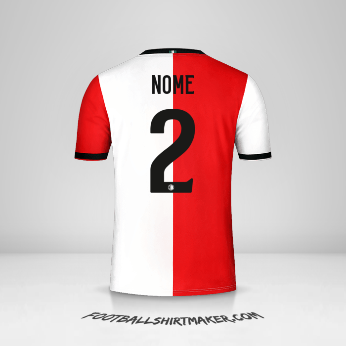 Camisa Feyenoord Rotterdam 2018/19 -  nome - 2