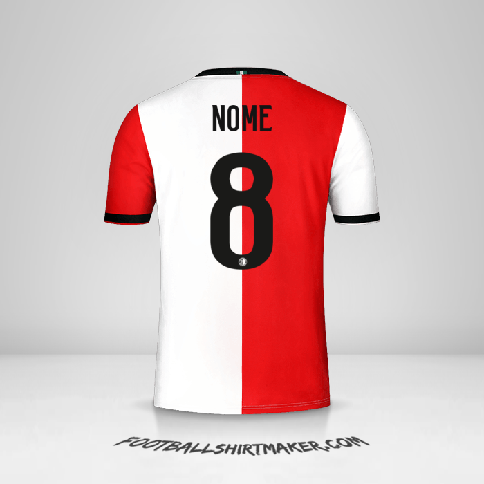 Camisola Feyenoord Rotterdam 2018/19 -  nome - 8