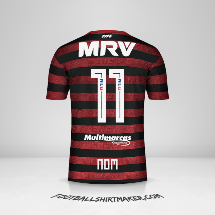 Maillot Flamengo 2019 -  nom - 11