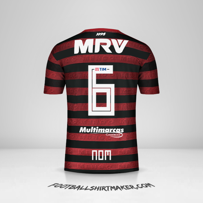 Maillot Flamengo 2019 -  nom - 6