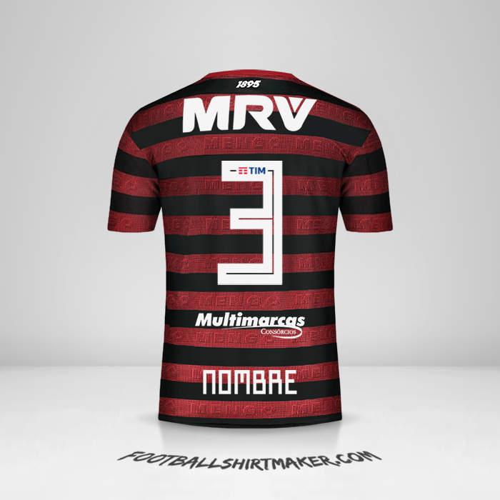 Jersey Flamengo 2019 -  nombre - 3