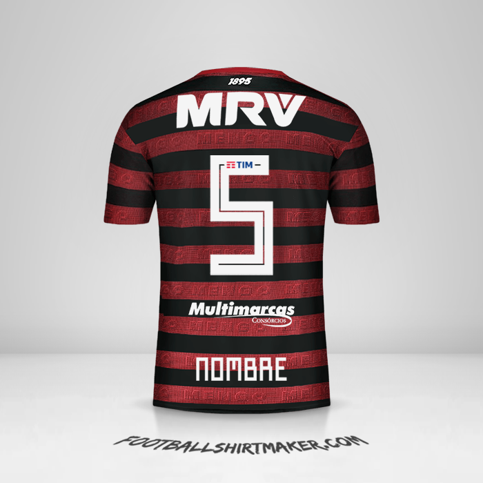 Jersey Flamengo 2019 -  nombre - 5