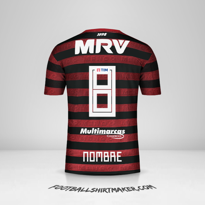 Jersey Flamengo 2019 -  nombre - 8