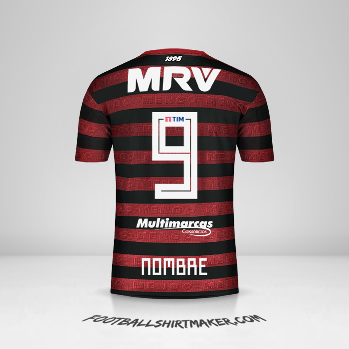 Jersey Flamengo 2019 -  nombre - 9
