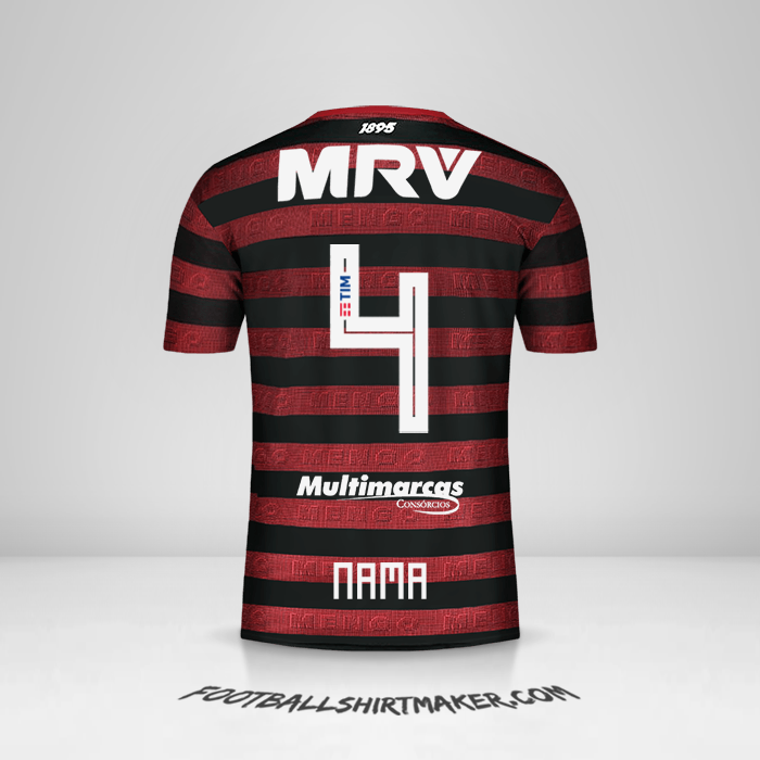 Jersey Flamengo 2019 -  nama - 4
