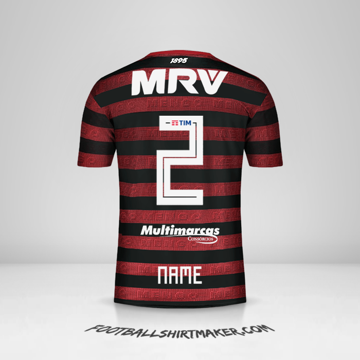 Jersey Flamengo 2019 -  name - 2